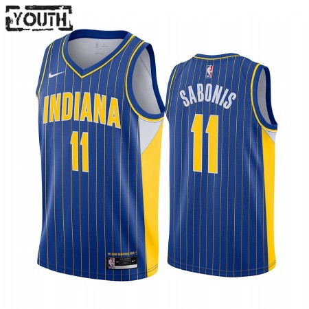 Maglia NBA Indiana Pacers Domantas Sabonis 11 2020-21 City Edition Swingman - Bambino